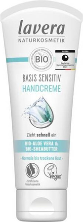 BASIS SENSITIV Krem do rąk z bio-aloesem i bio-masłem shea