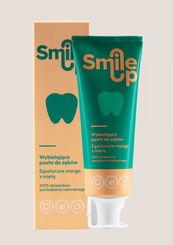 Naturalna wybielająca pasta do zębów Smile Up - Mango i Mięta