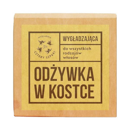 Wygładzająca odżywka do włosów w kostce